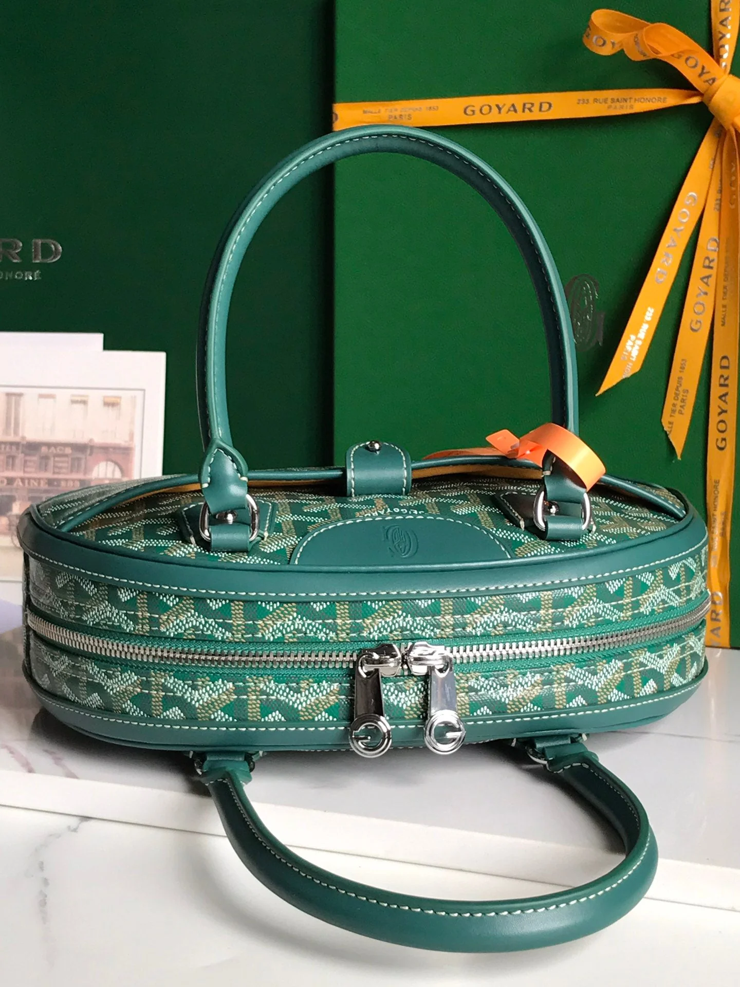 Green Canvas Mini Bag