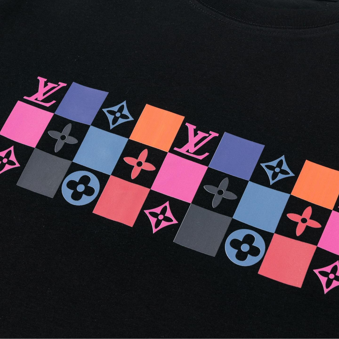 Checkered print T-shirt