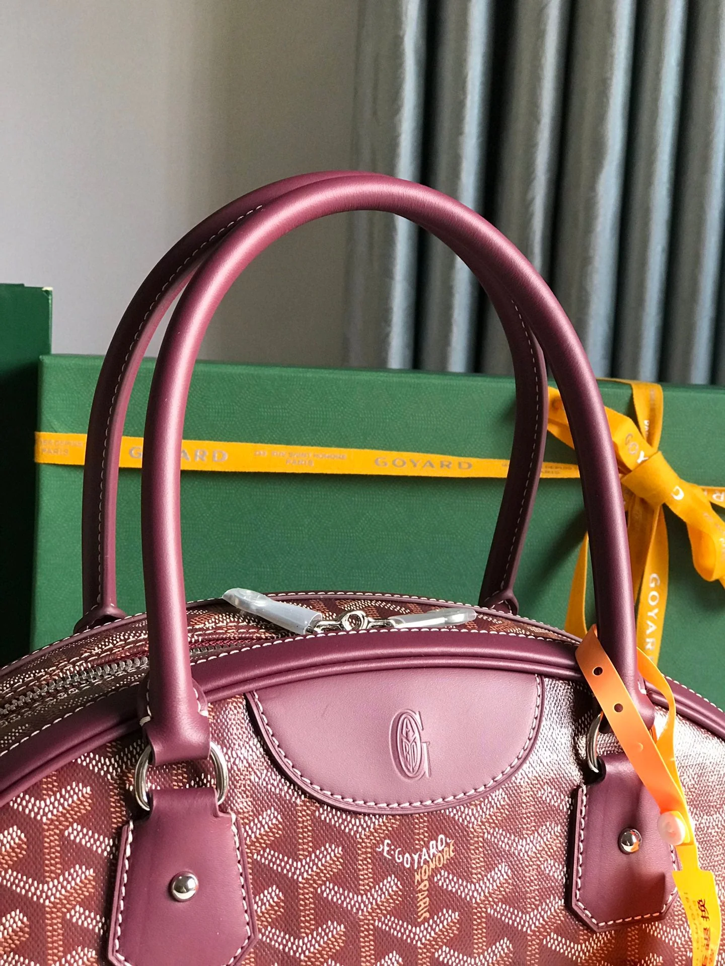 Burgundy Calfskin Handbag