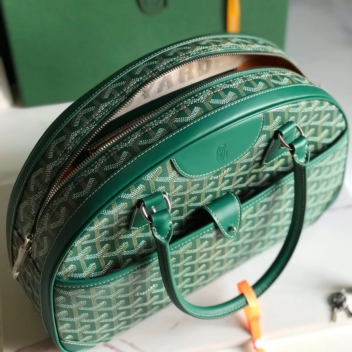 Green Calfskin Handbag