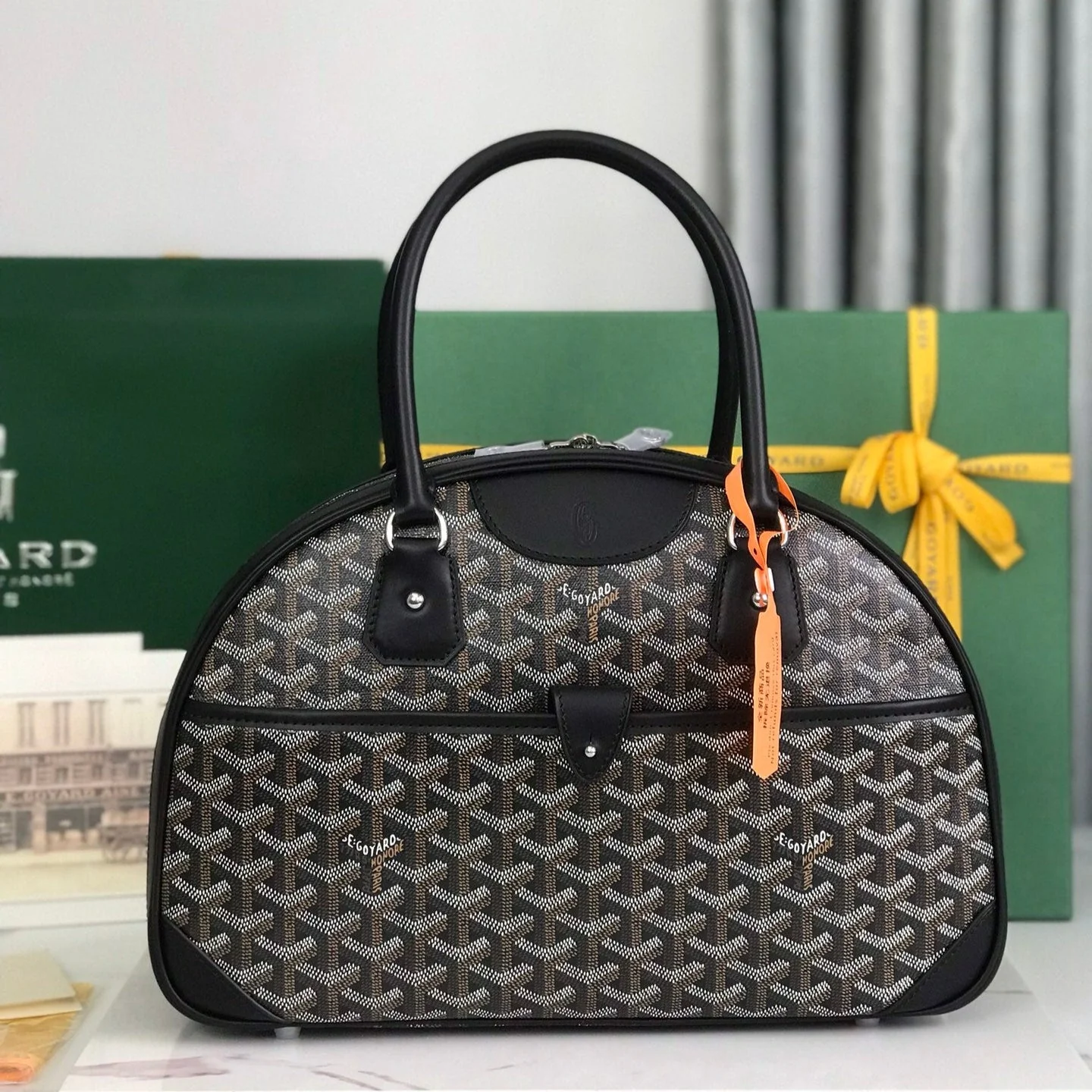 Black Calfskin Handbag