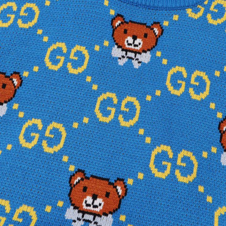 Bear knitted sweater