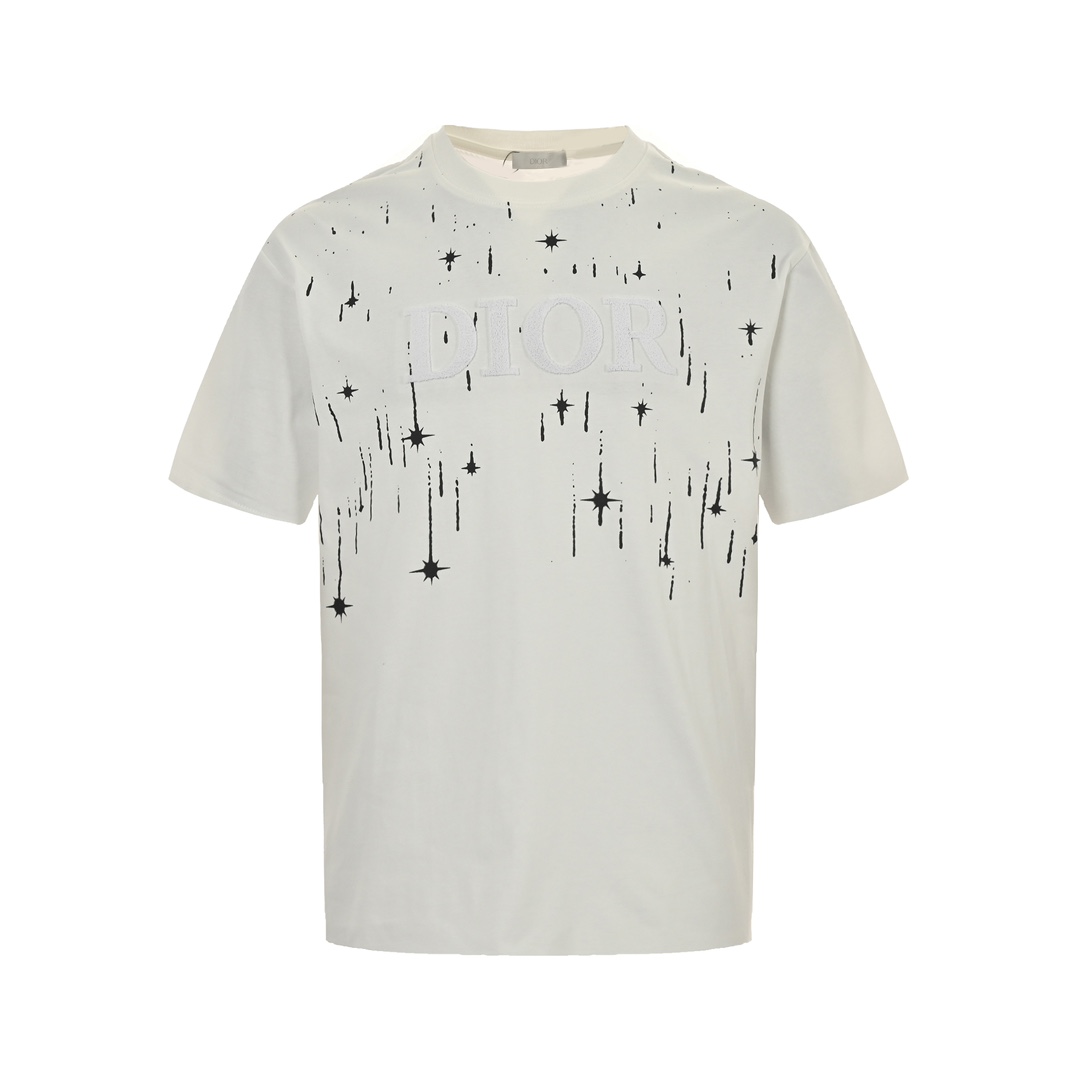 Letter Shooting Star Print T-shirt