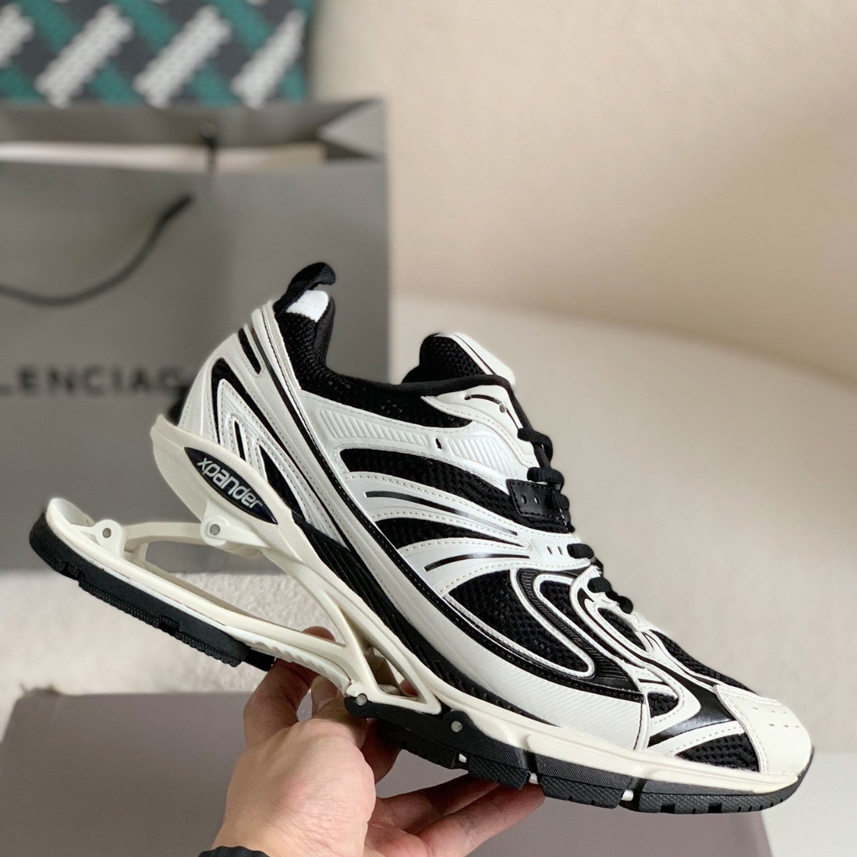 BalenciagaX-Pander White\black Spring Shoes