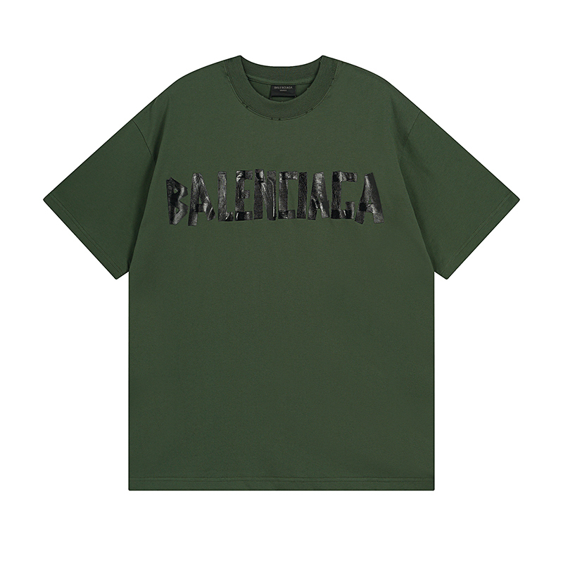 Tape Series Printed Distressed T-Shirt