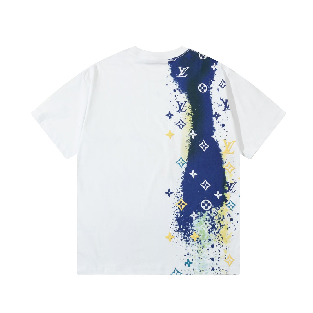 Star River Textured Printed T shirt