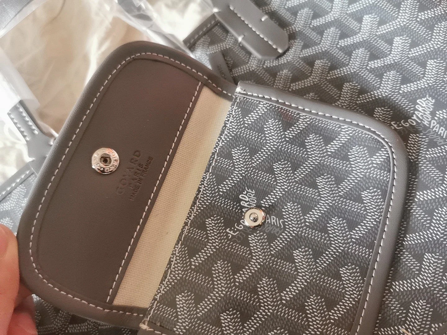 Mini 38CM Grey Canvas Bag