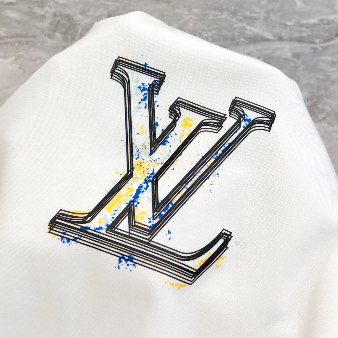 Rubber Printed Letter T-Shirt