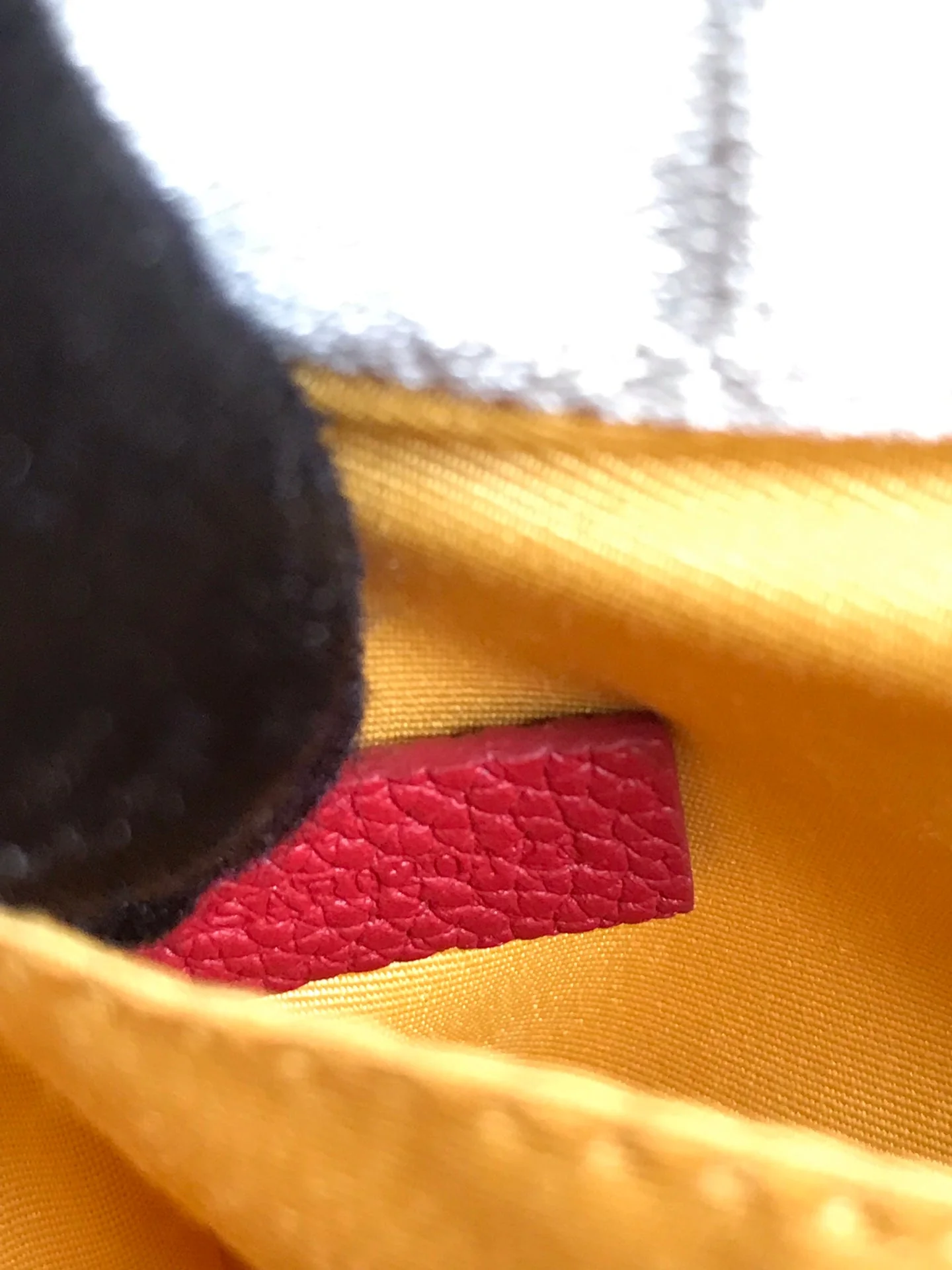 Red Canvas And Lambskin