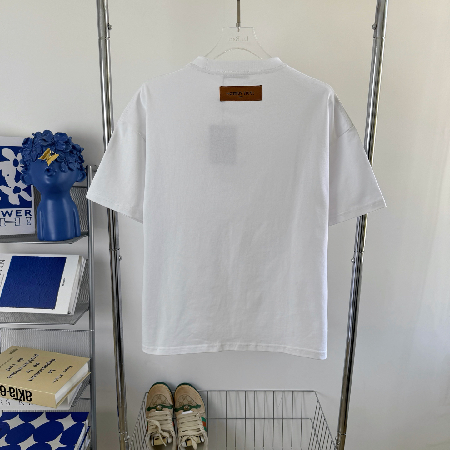 Patch printed embroidered T-shirt