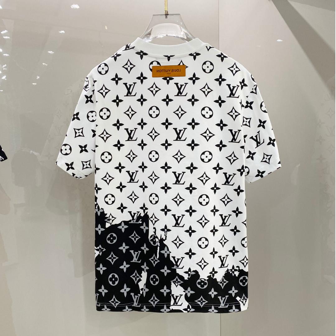 All over print cotton T-shirt