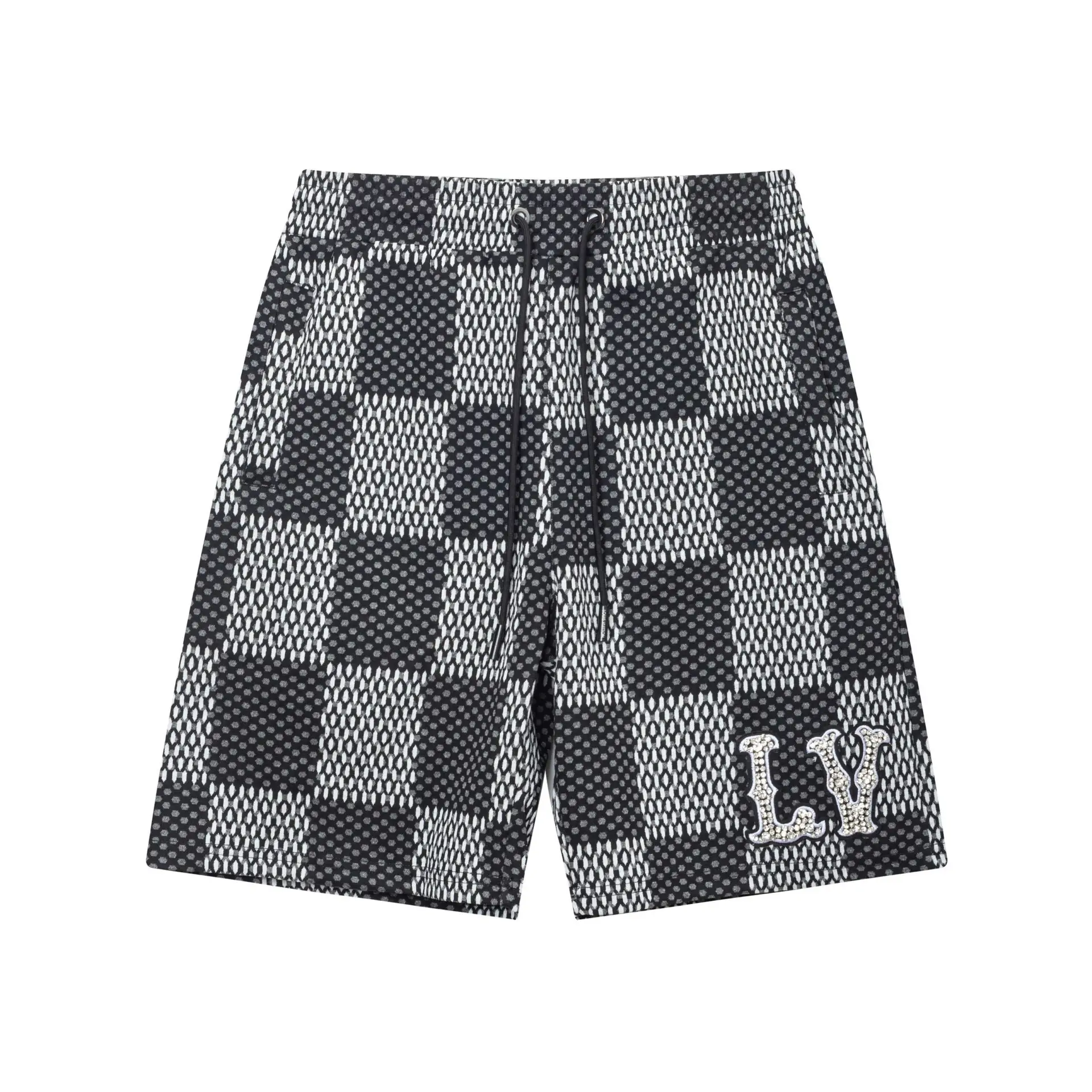 Classic Checkerboard Logo Shorts