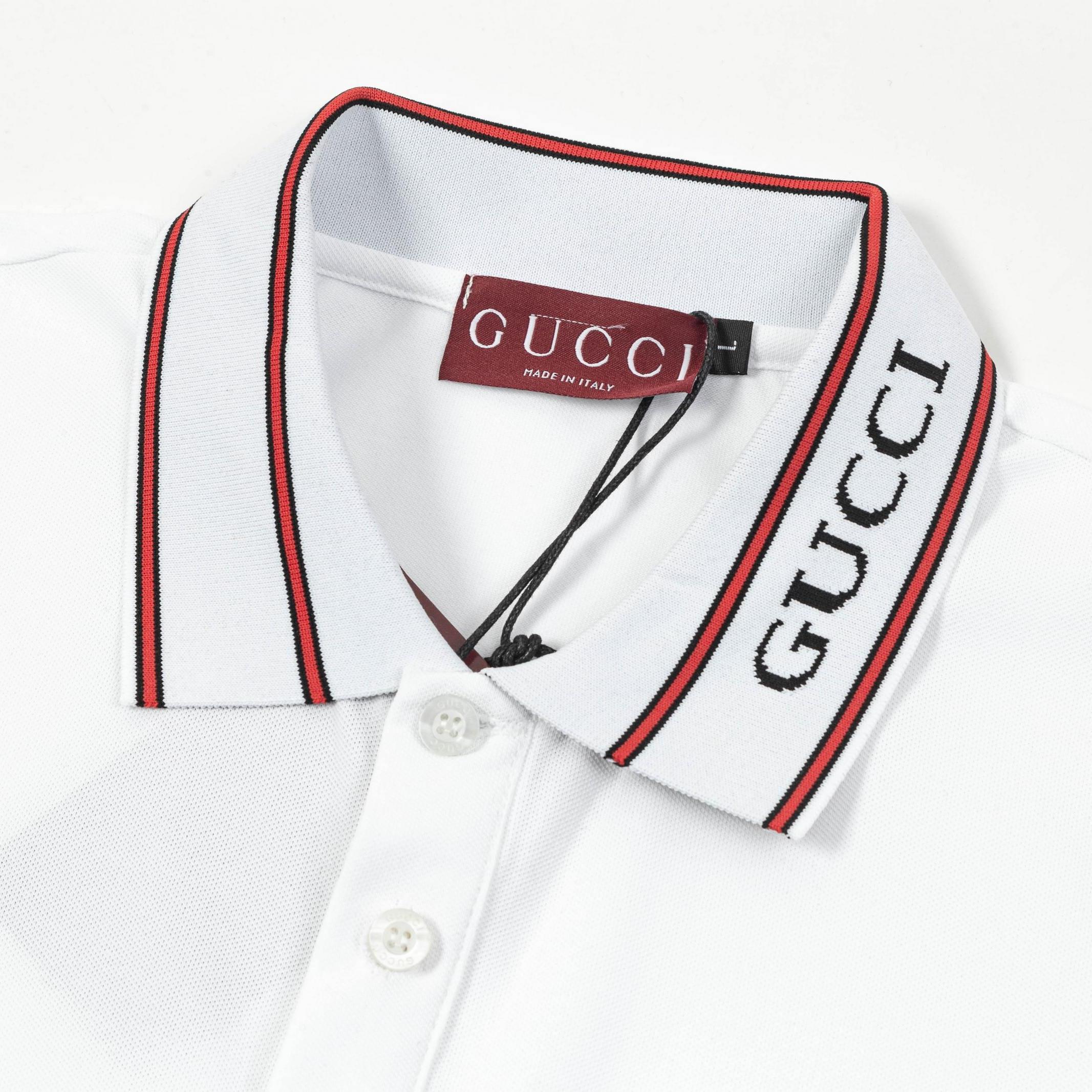 Lettering Short Sleeve Polo