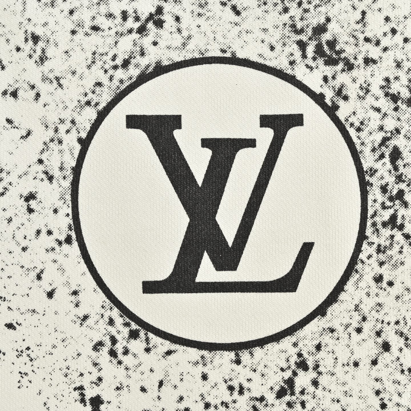 25SS Ink-Spray Monogram Print Shorts