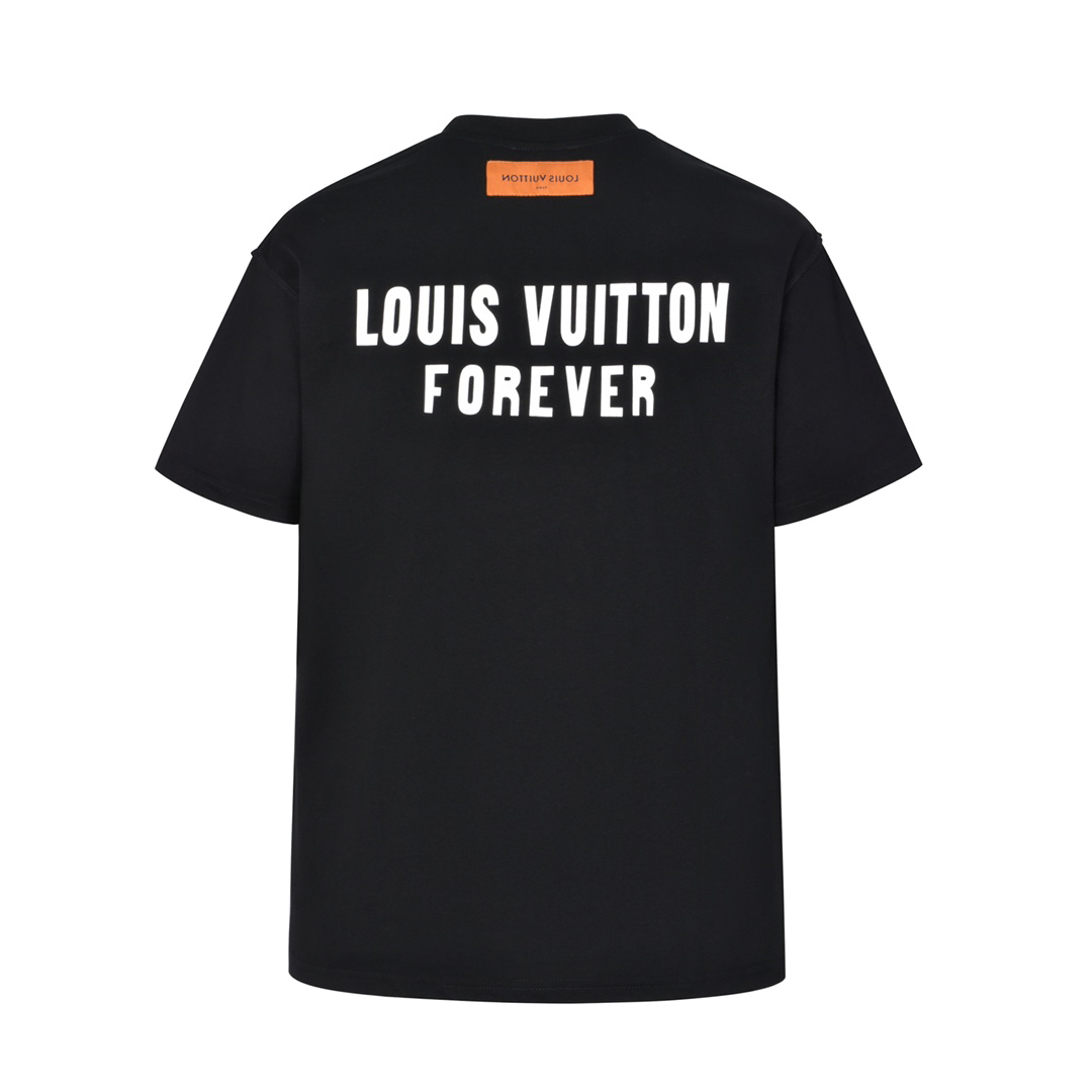 22ss fake pocket print short-sleeved T-shirt