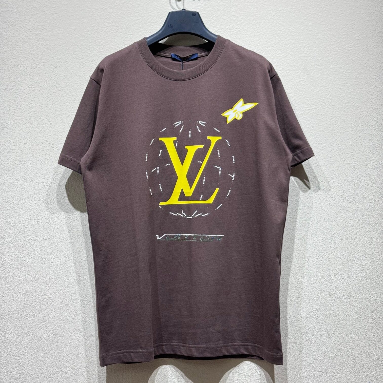 Beaded LOGO Short Sleeves