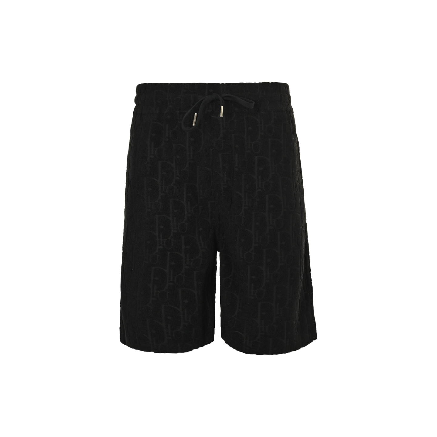 Hidden-print logo jacquard towelling shorts