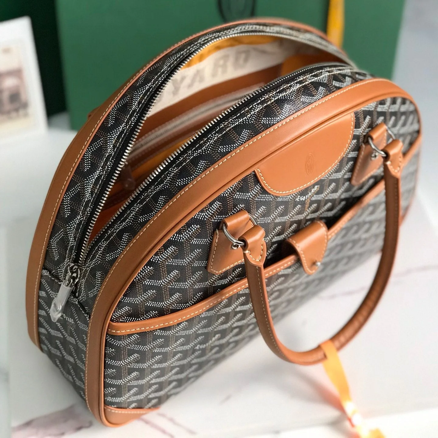 Tan Calfskin Handbag