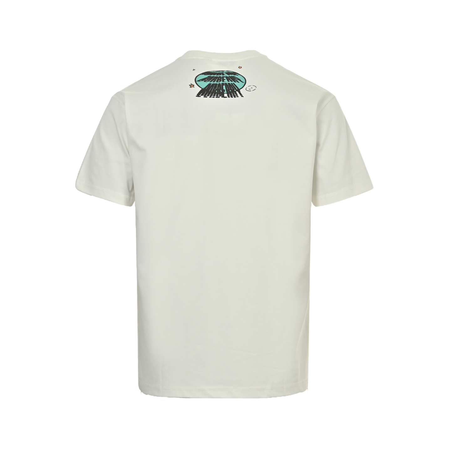 Classic car foam print short sleeve T-shirt