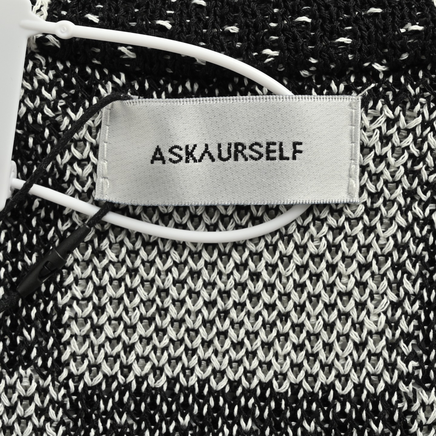 25SS Checkered Knit Short Sleeve Shirt