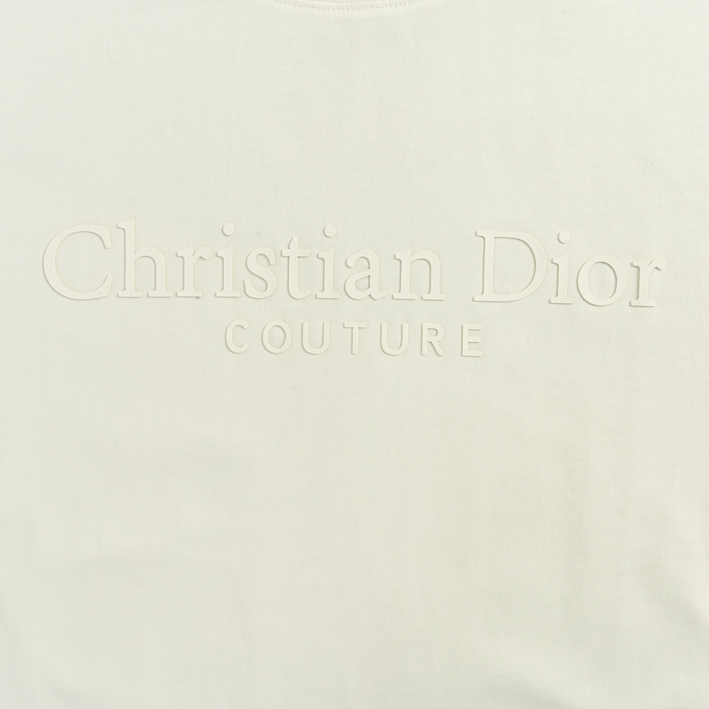 25ss shadow letter embroidered short-sleeved T-shirt