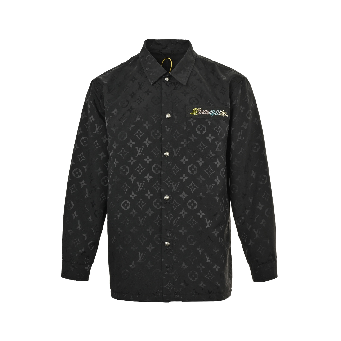Jacquard Diamond Shirt with Full Print