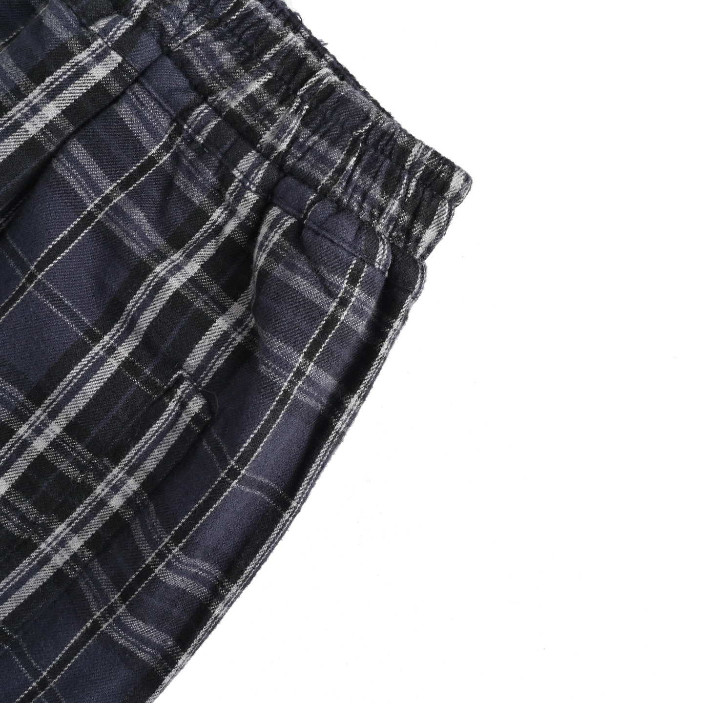 25ss check flannel trousers