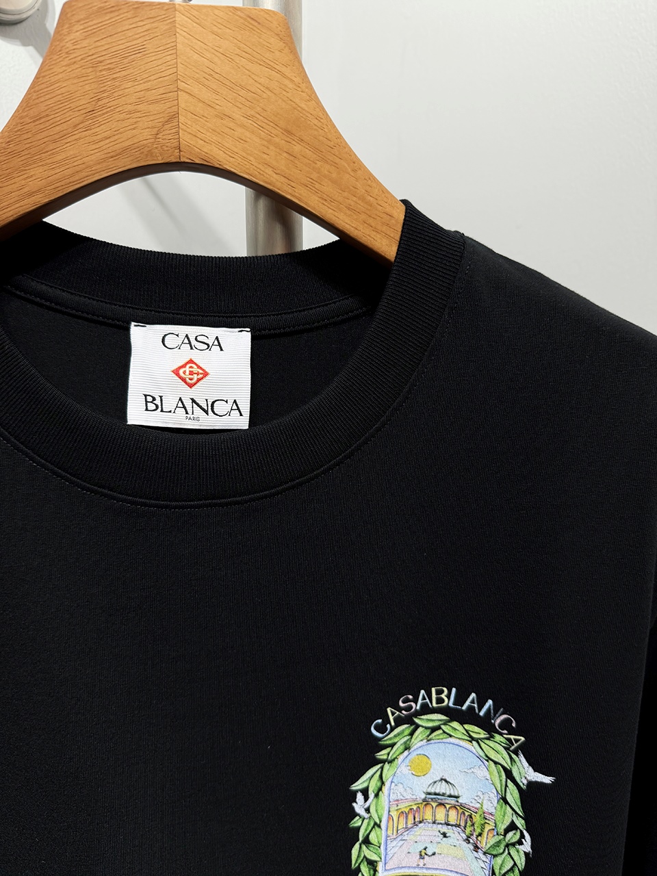 Casablanca Digital printed round neck T-shirt