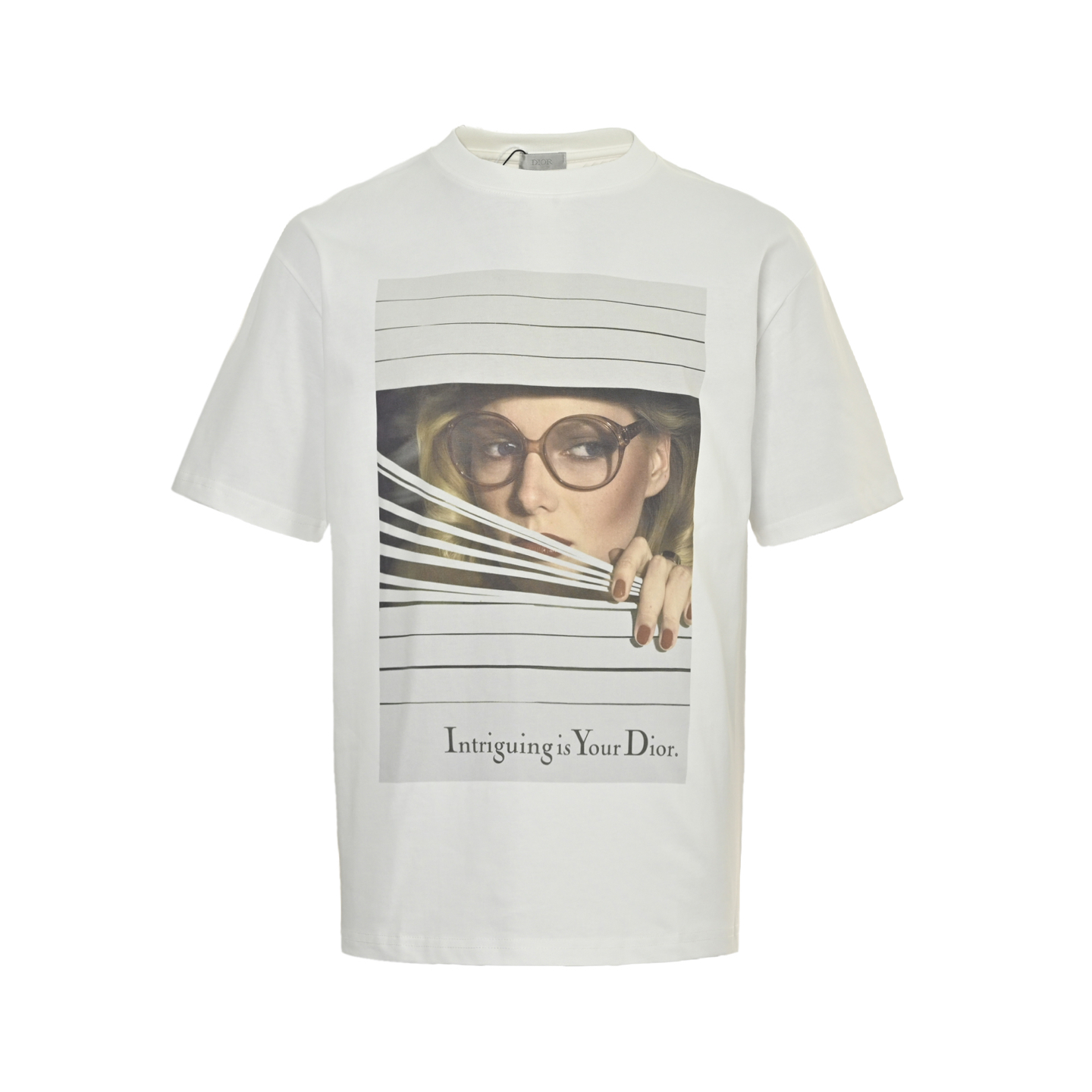 Magazine Cover Print Short Sleeve T-Shirt