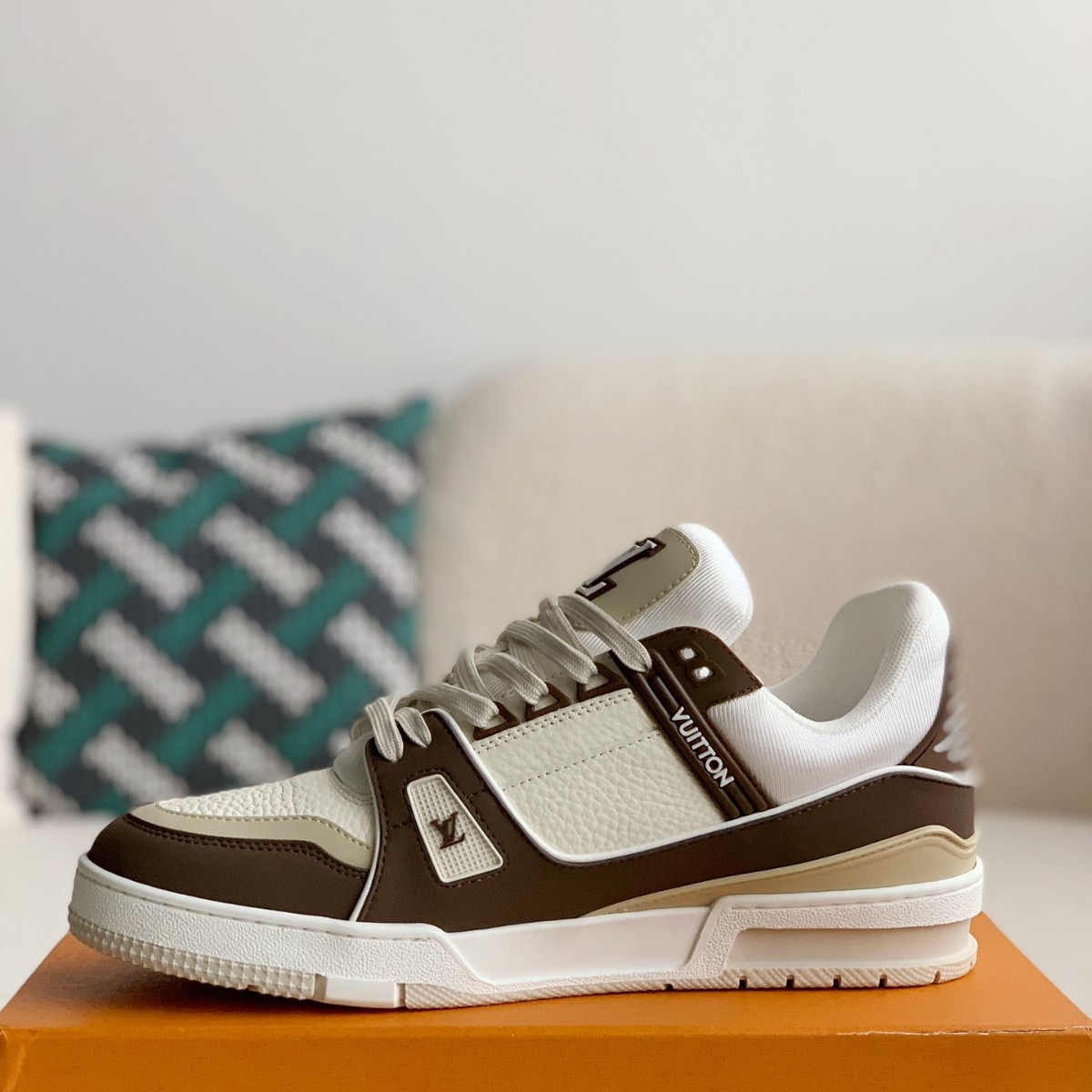 Trainers 'Beige Brown'