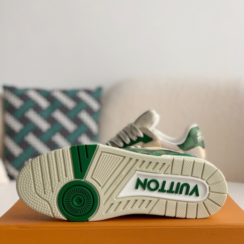 Cotton fabric low-top sneakers