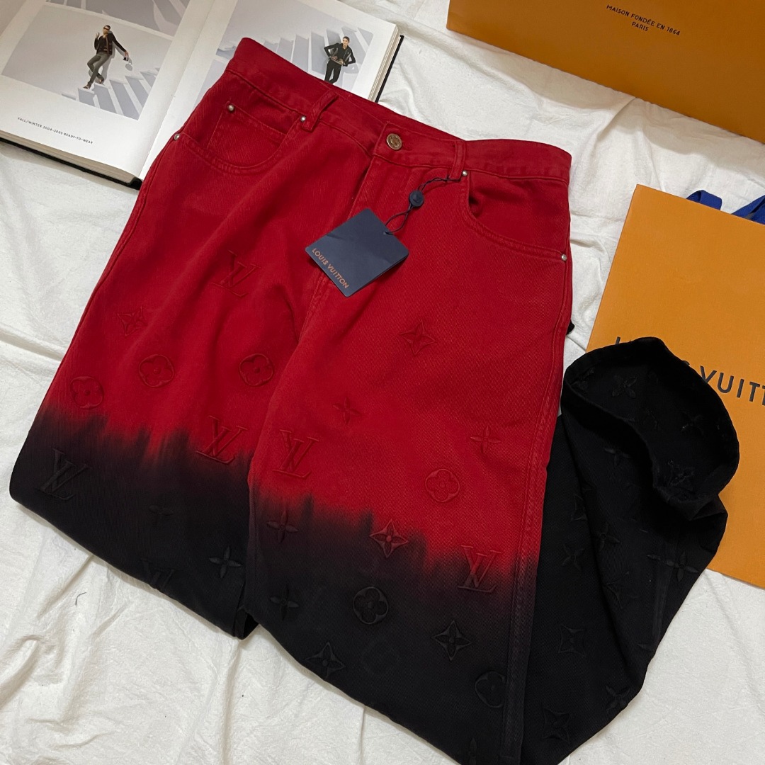 Red Gradient Jeans