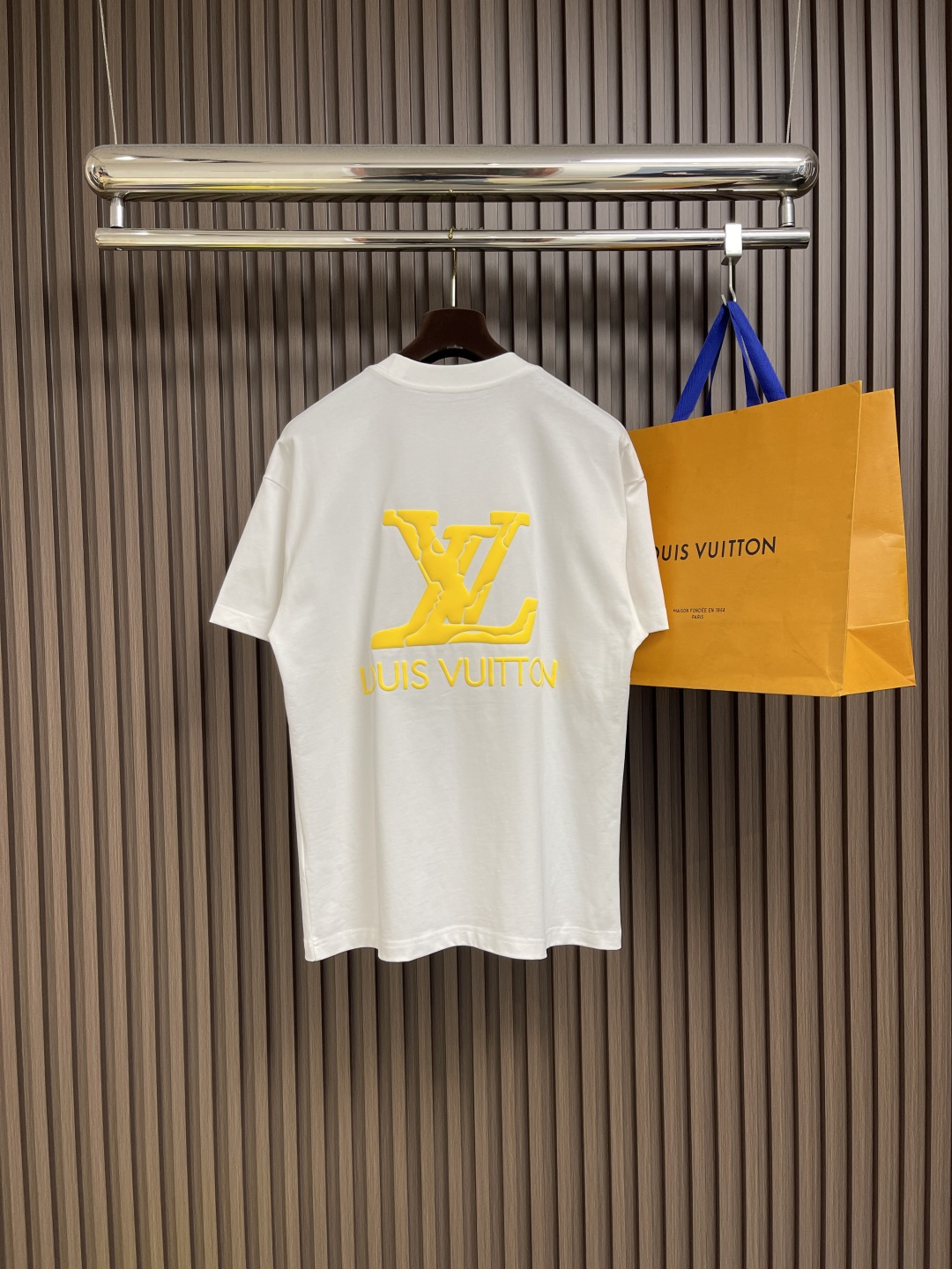 2025ss rubber lettering short-sleeved T-shirt