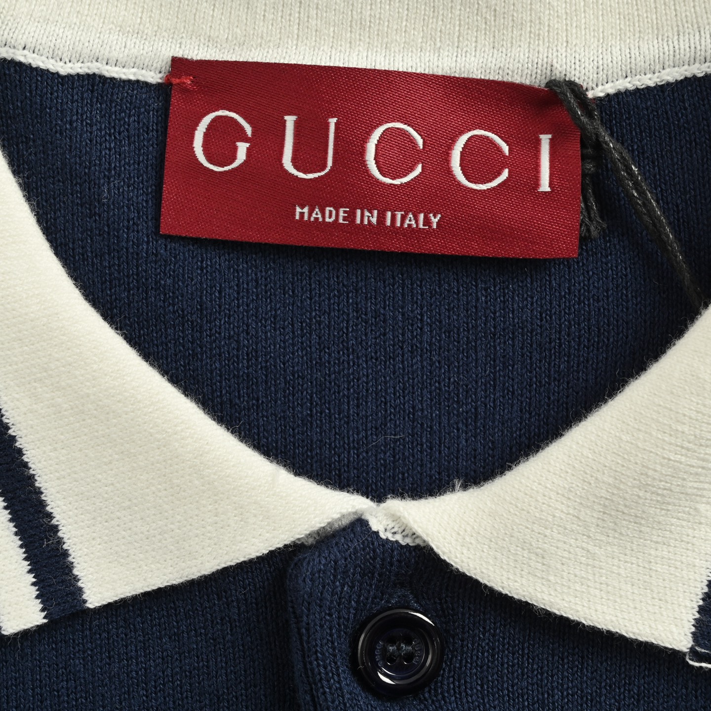 25ss Striped Knit Polo Shirt