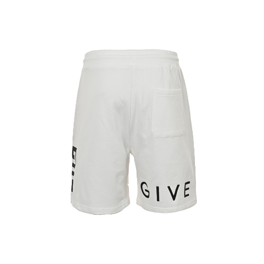 4G laminated print shorts