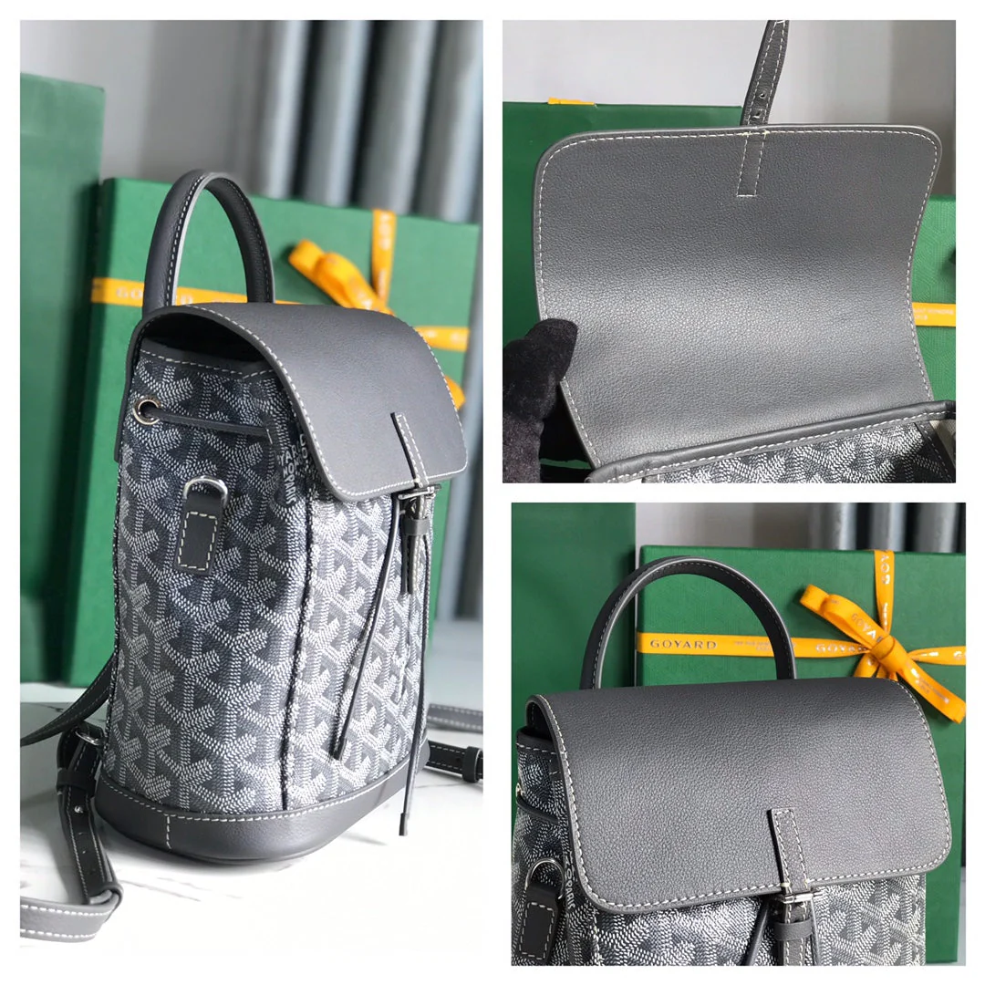 Grey Mini Backpack