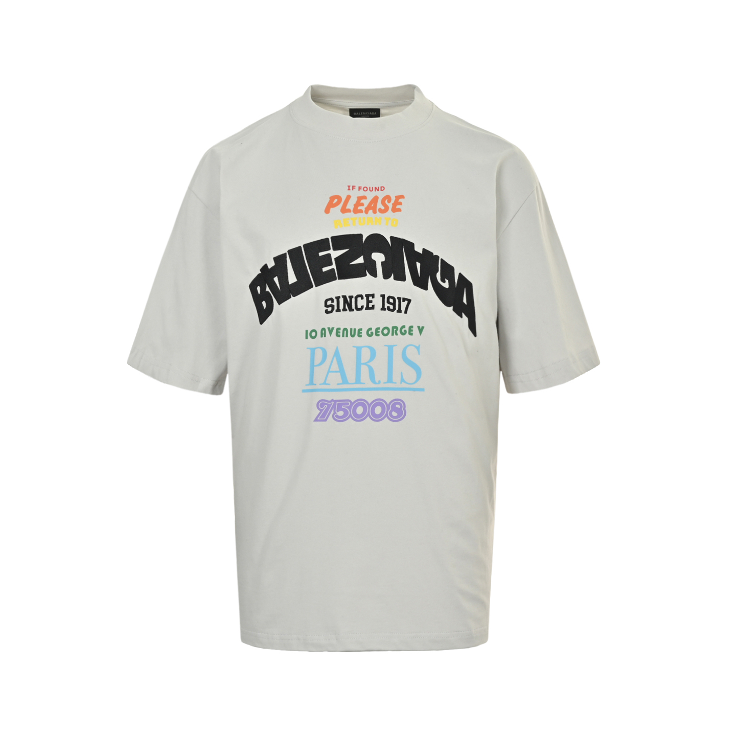 Lettering art print T-shirt