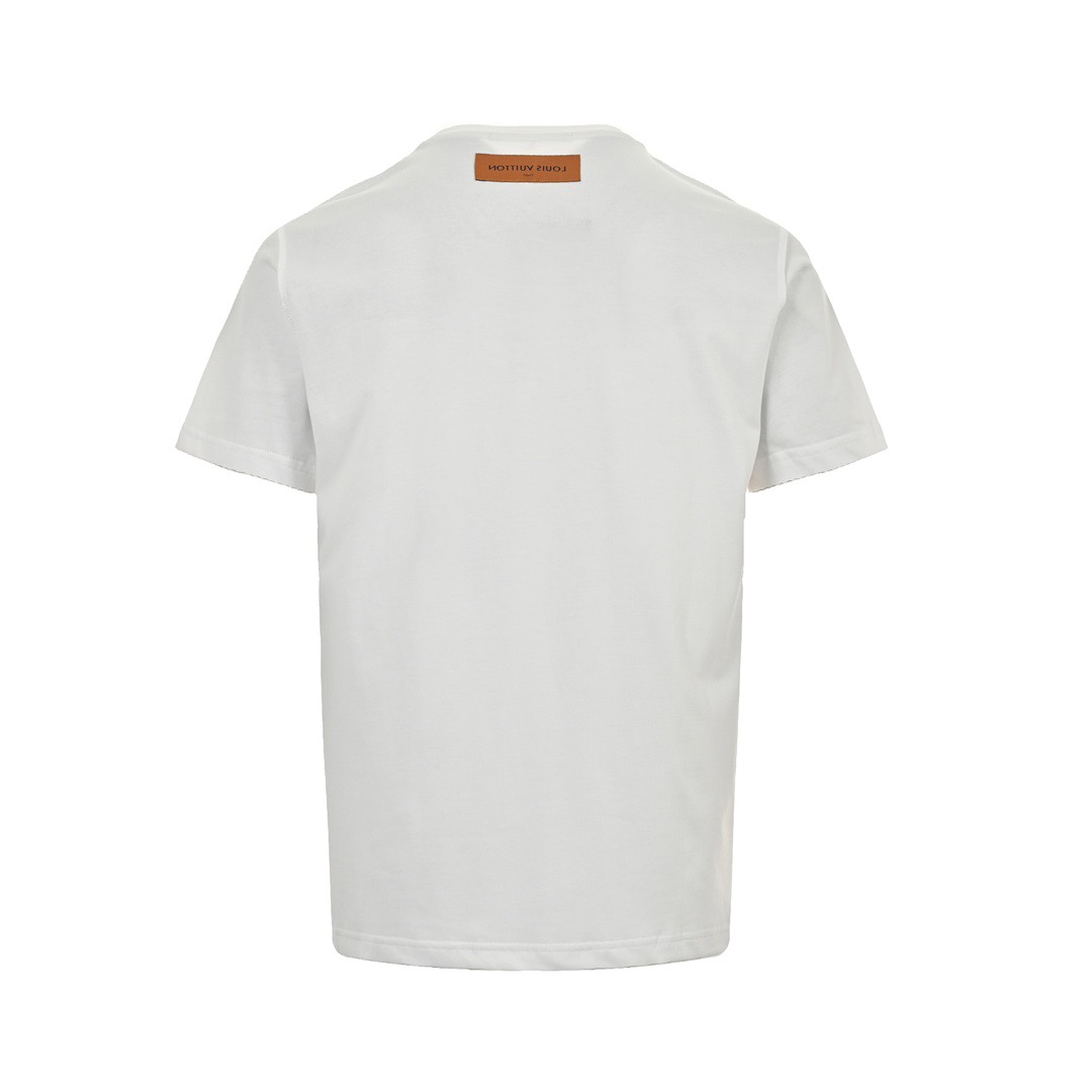 Embroidered three-flower short sleeves