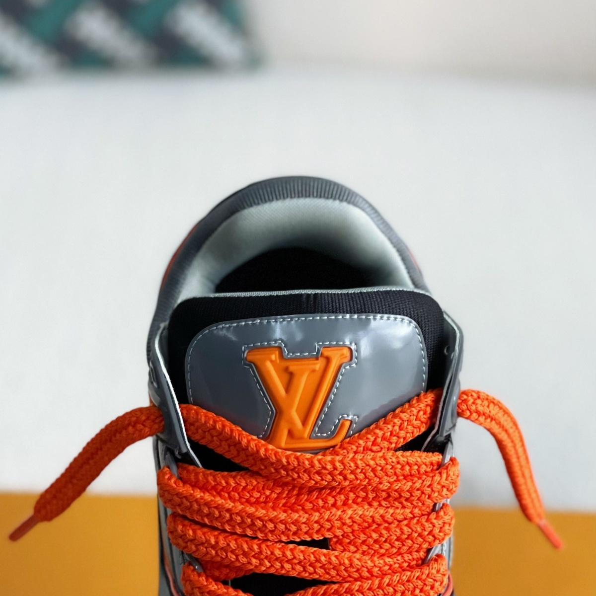 Trainer Maxi Black Orange Monogram
