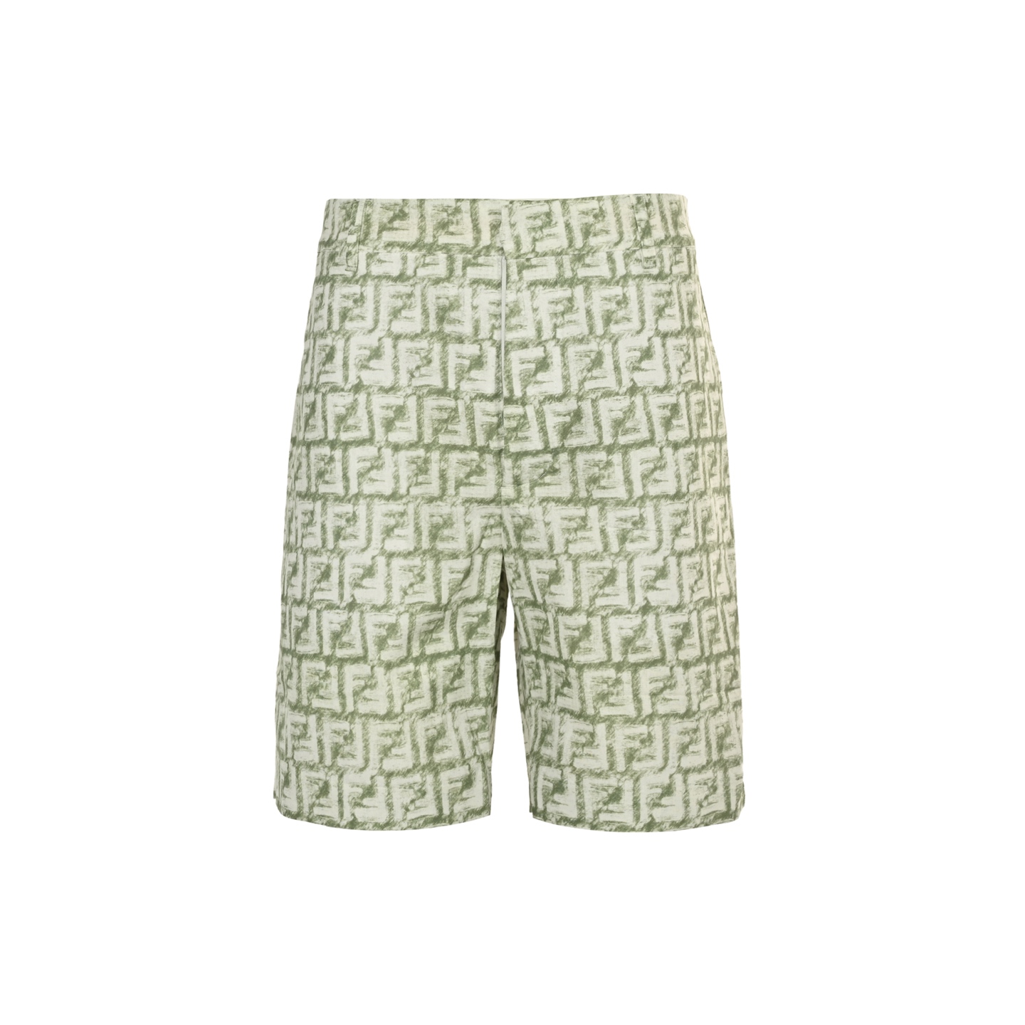 Green men's beach shorts