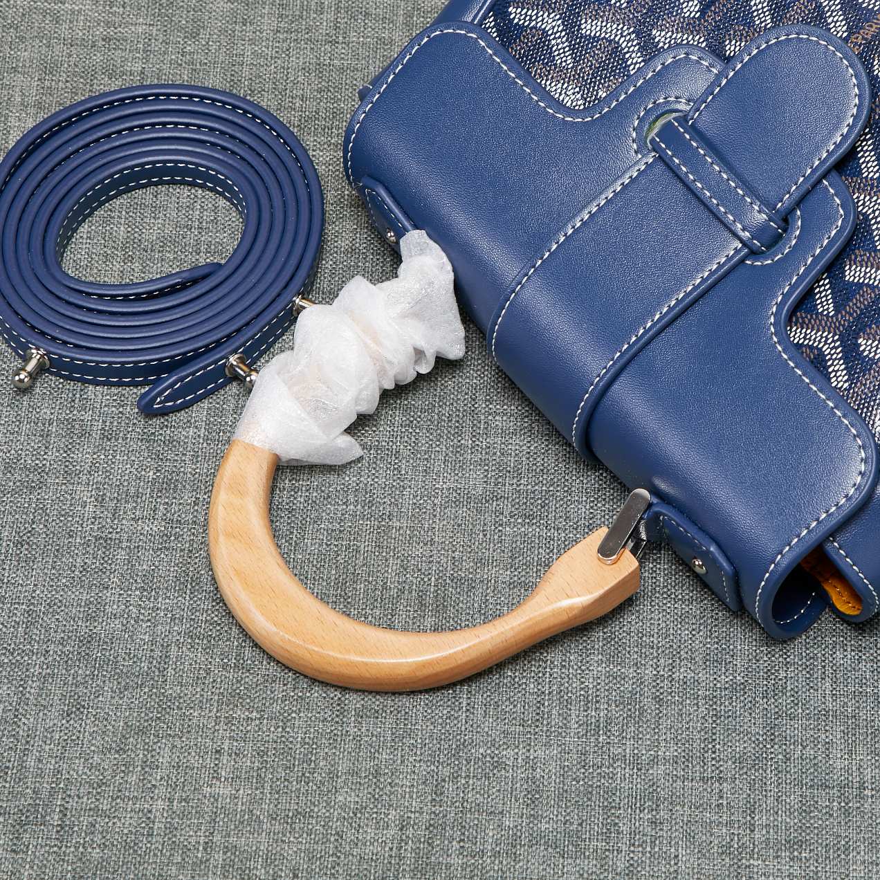 Mini Bag Dark Blue Canvas