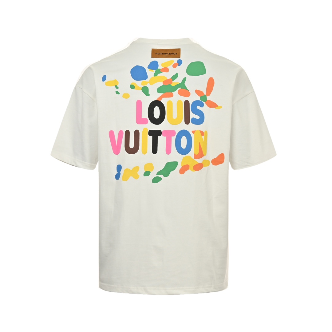 Foam Printed Lettering T-shirt