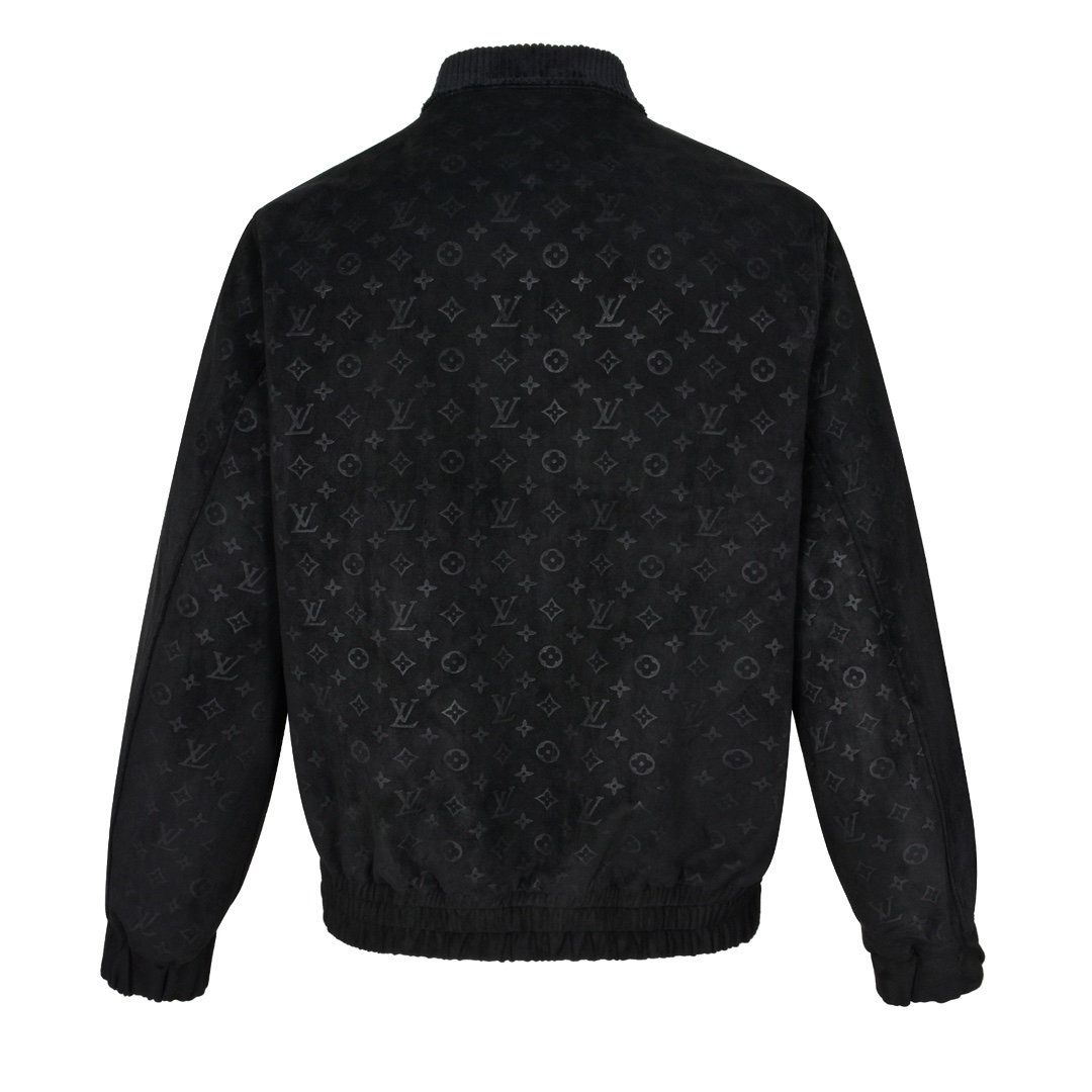 Suede Stand Collar Jacket