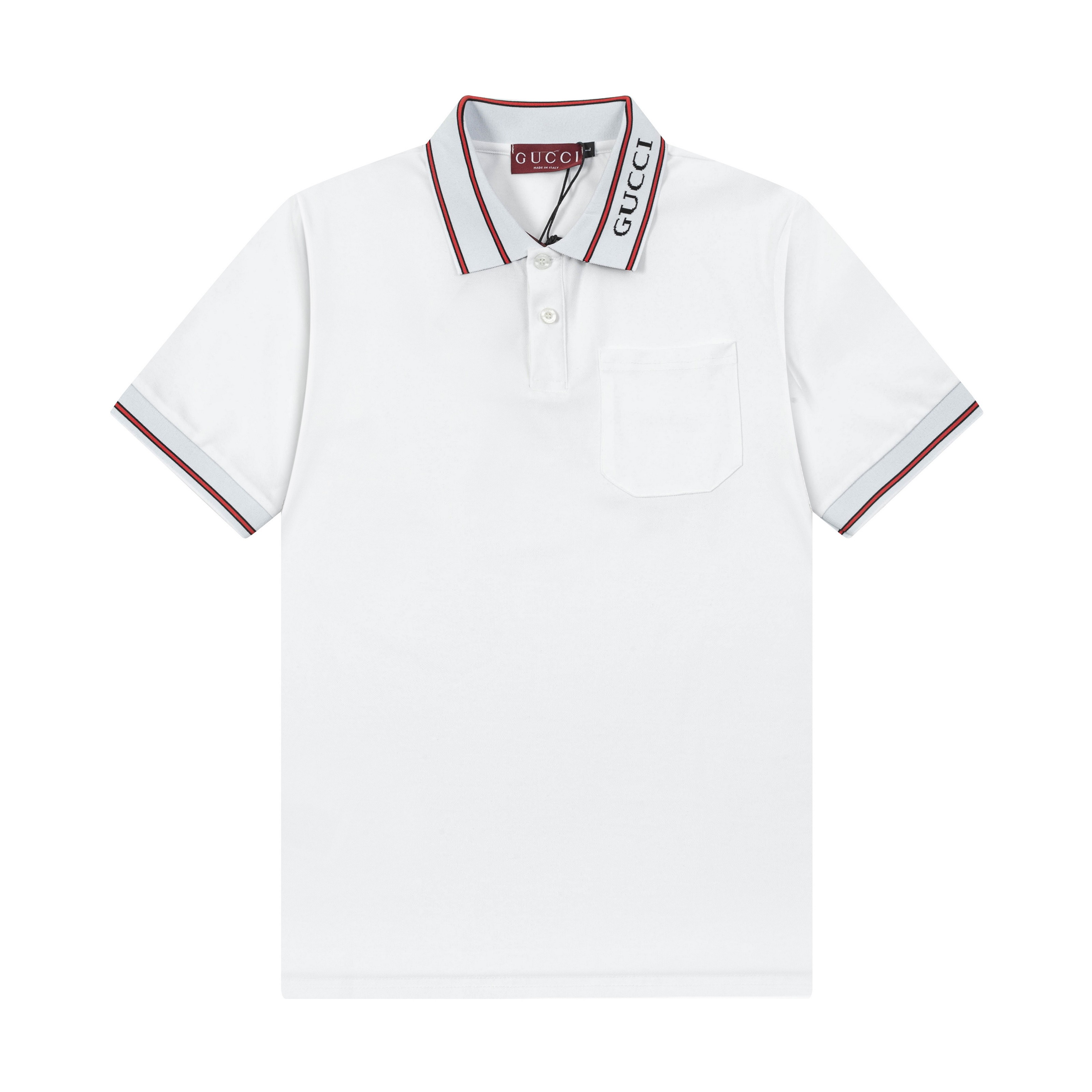 Lettering Short Sleeve Polo
