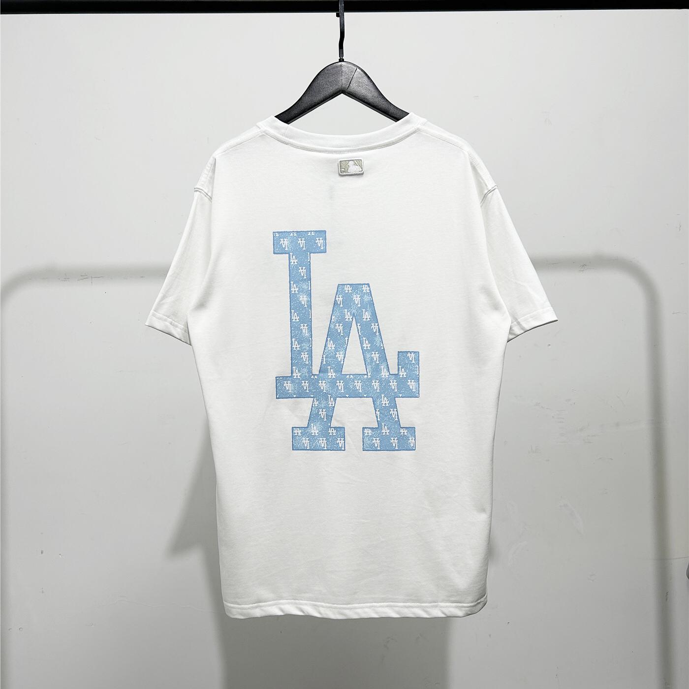 Embroidered cloud pattern T-shirt