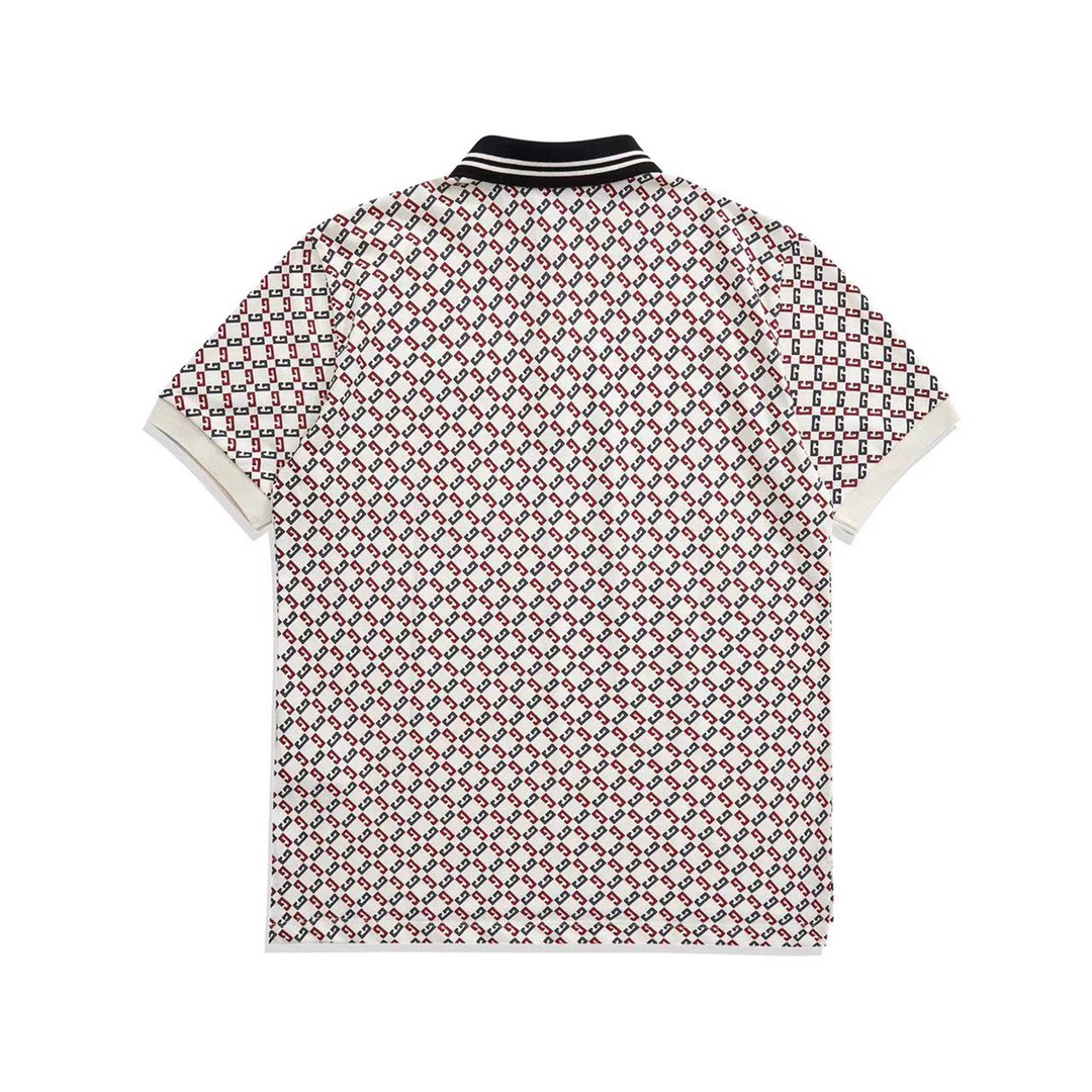 Turn-down collar polo shirt