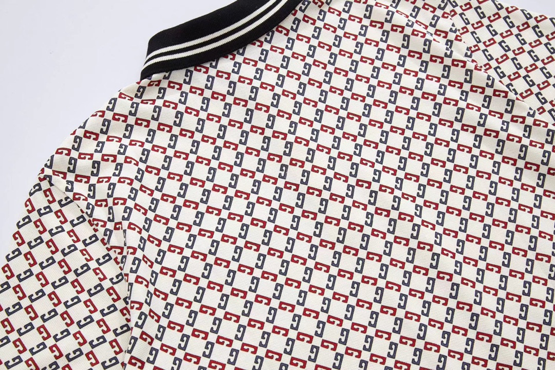 Turn-down collar polo shirt