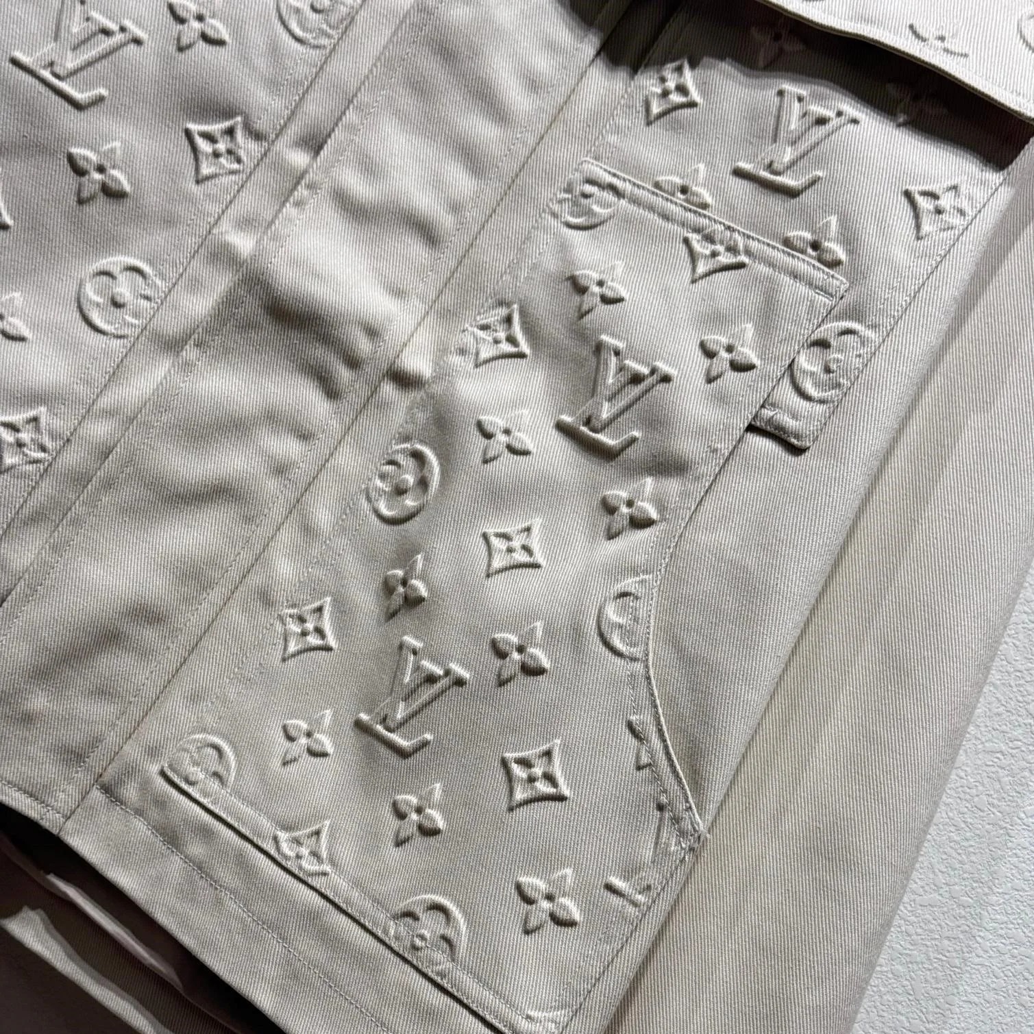 Carpenter Jacket With Embossed Letters