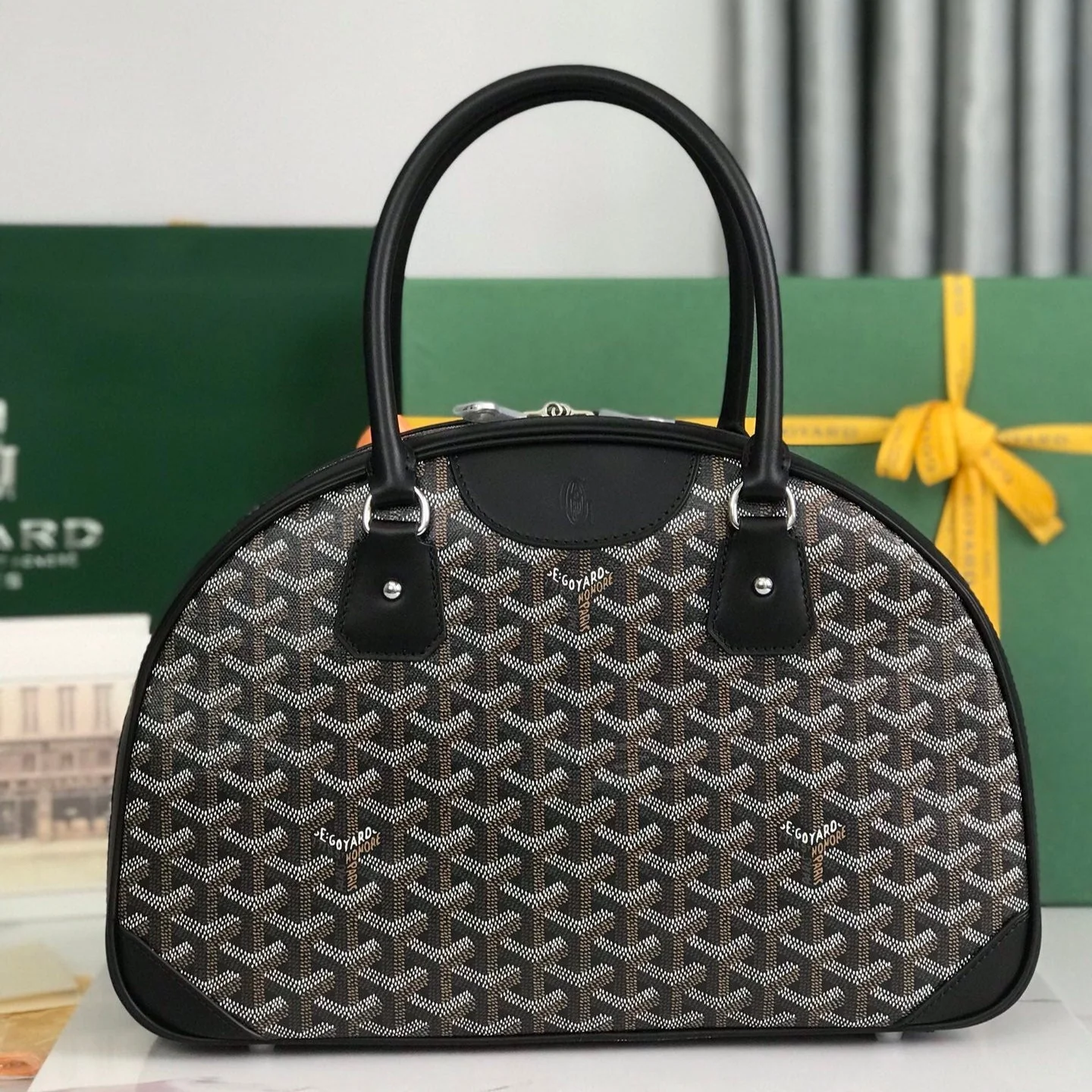 Black Calfskin Handbag