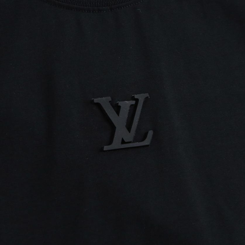 Classic embroidered patch print T-shirt